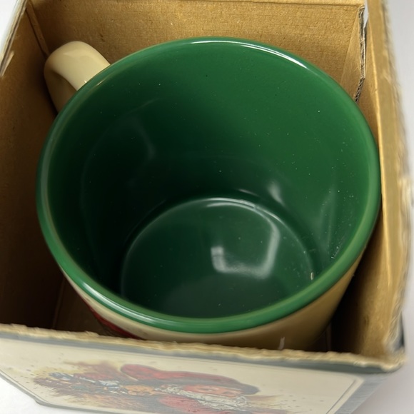 1987 Potpourri Press Christmas Holiday Old World Santa Coffee Mug Cup - Picture 6 of 6